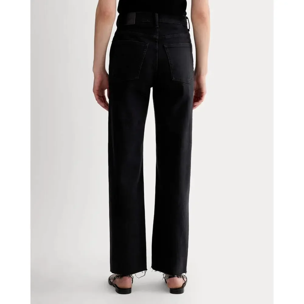 Everlane The Way-High Jeans Charcoal Black - Picture 3 of 8